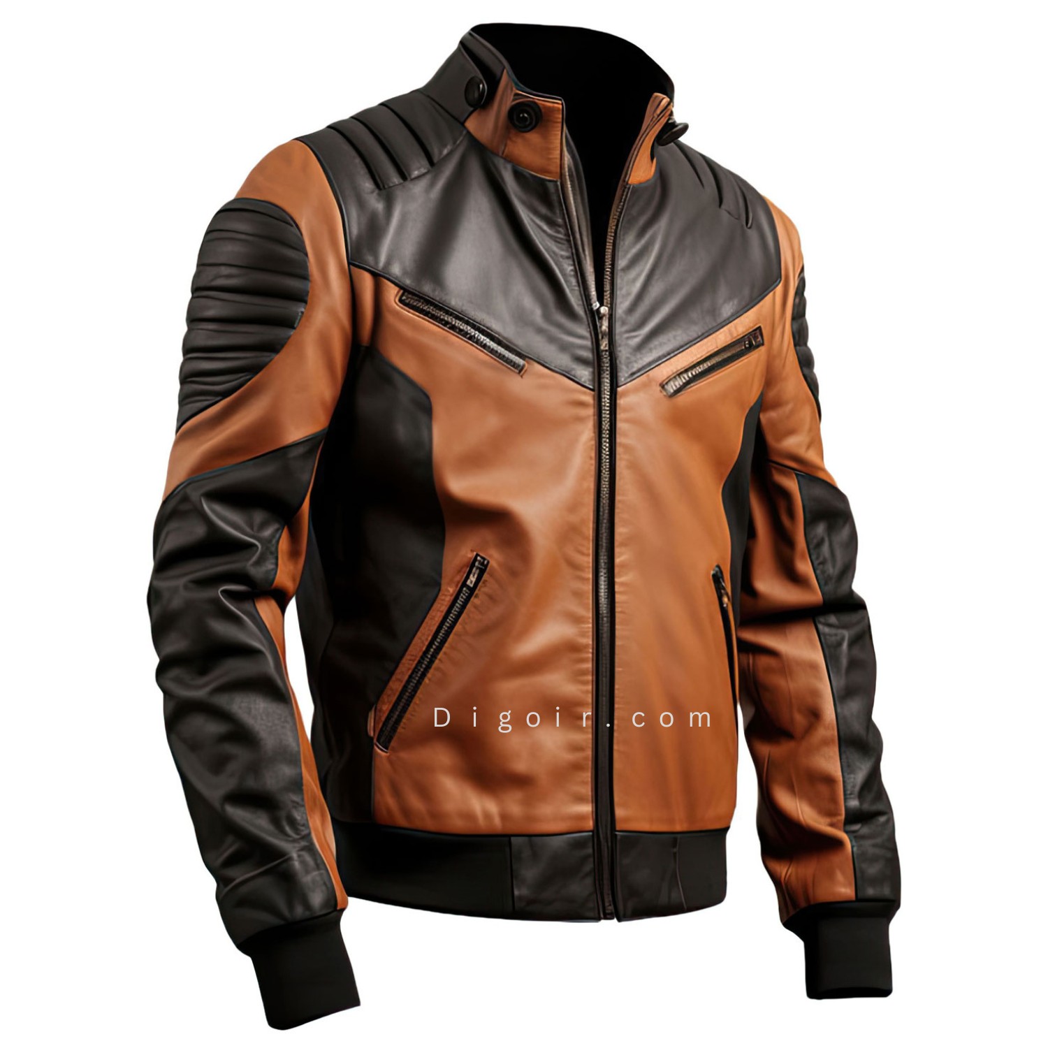 men_copper_brown_and_black_bomber_leather_jacket_front-